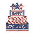 Tiered Tray Decor Set (Happy 4th of July)