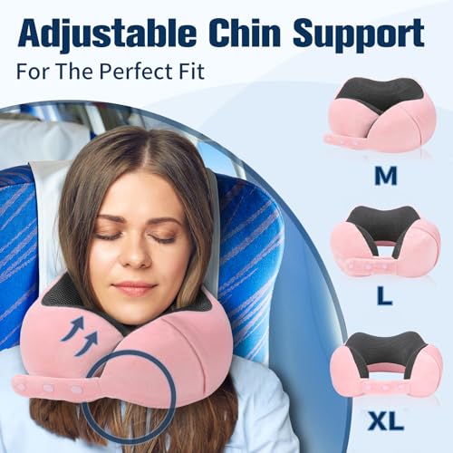 Neck Pillow for Traveling (Pink)