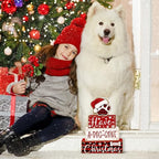 Tiered Tray Decor Set (Christmas Dog)
