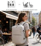 2 pcs PC Aluminum Frame Carry On Luggage Set (2/p set Silver zipperless (w/ laptop bag) / 20.8")