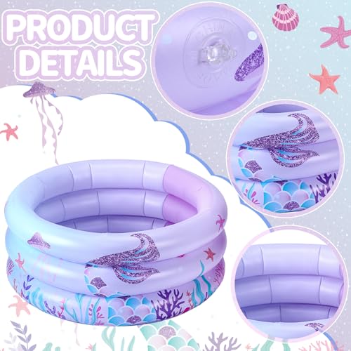 Inflatable Mermaid Cooler (Light Purple / Mermaid)