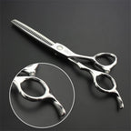 6 Inch 440C High Hardness Stainless Steel Hair Scissors Hair Salon Hair Stylist Cutting Thinning Tool Barber Special (6 Inch 4pc-b)