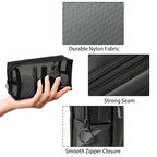 20 Piece Mesh Pouch Set (Cubic-Black / 7.4 inch*4.1 inch*2.5 inch)