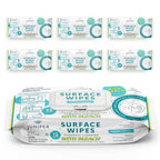 6 Pack Surface Cleaning Wipes with Bleach (72 Count (Pack of 6))