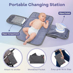 Diaper Bag Backpack (Stylish_dark Gray)