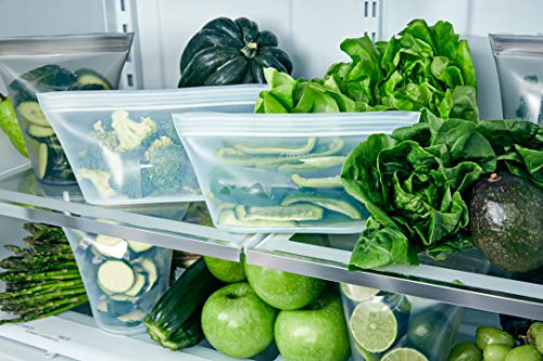 Reusable Food Storage Bags (Lavender / Medium Dish)