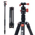 73" 185cm Carbon Fiber Travel Tripod for Camera (Orange / 73" Plus (Carbon Fiber))