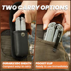 18-in-1 Multitool Pliers Pro, EDC Pocket Knife & Replaceable Tool (Silver / 18 in 1)