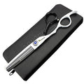 Left Hand) heasutairisutohea Scissors 6 in Hairdresser Hair is C High Hardness Made of Stainless Steel for Thinning Shear Tools to all over the world (6-inch Thin Scissors-a)