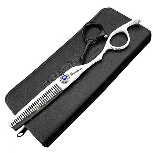 Left Hand) heasutairisutohea Scissors 6 in Hairdresser Hair is C High Hardness Made of Stainless Steel for Thinning Shear Tools to all over the world (6-inch Thin Scissors-a)