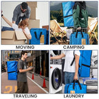 4 Pack Blue Moving Bags W (blue / 4 Large+)