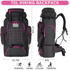 Hiking Backpack for Men 70L (70l-blackrose)