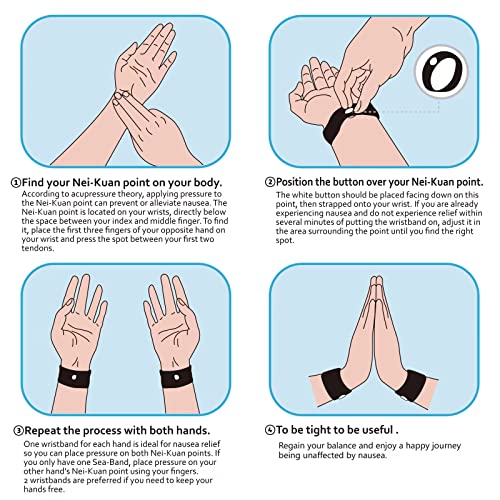 10 Pairs Motion Sickness Bands (10 Pairs-set 01 Multi Color / 10 Pairs (Pack of 1))