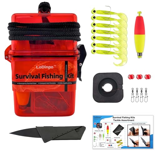Mini Survival Fishing Kit (Blaze Red)