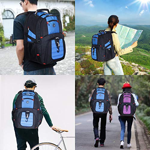 Large Travel Laptop Backpack for Women (Blue / Travel Backpacks)