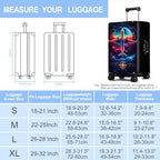 Aircraft Luggage Cover Washable Suitcase Protector Anti (Aircraft / XL(32-34inch suitcase))