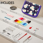 Sewing Kit Gifts for Kids Mom Grandma Adults Beginner Traveler (Purple / M)