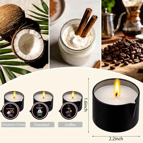 3 Pack Low Temperature Massage Oil Candle Set