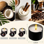 3 Pack Low Temperature Massage Oil Candle Set