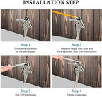 Door Stopper, One-Touch semi-Automatic Metal Door Stopper, - Image 7