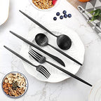Silverware Set for 8 (Matte Black)