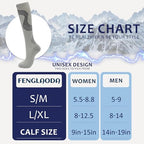 8 Pairs Compression Socks for Men & Women 20 (Small-Medium / 27-8 Pairs-04)