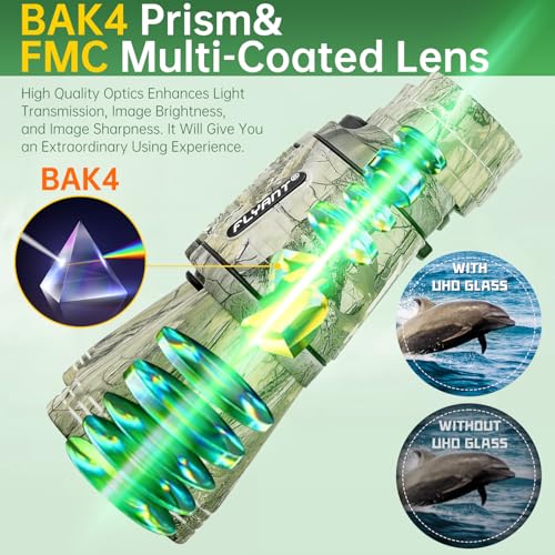 20x50 High Powered Binoculars for Adults (Green Camouflage)