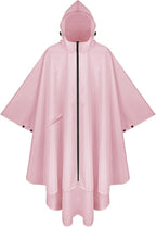 PTEROMY Hooded Rain Poncho for Adult by PTEROMY