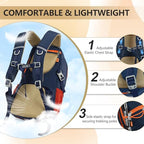 Hiking Backpack With Rain (Navy Blue-01 / 30L)