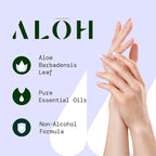 ALŌH Lavender Rosewood + Aloe Sanitizing Hand Wipes - Image 3