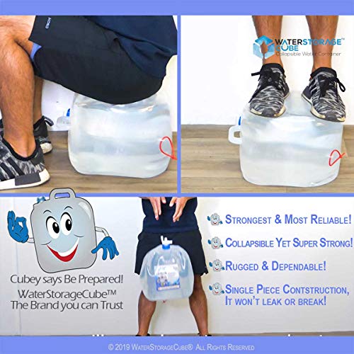 Collapsible Water Container with Spigot