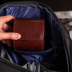 Single Watch Travel Case (Burgundy / 1 Watch Case)
