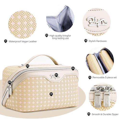 Travel Makeup Bag for Women (M-09Yellow)