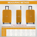 Travel Luggage Cover (Yellow / 30-31 inch)