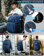 Travel Backpack (18.4 Inch / Blue)