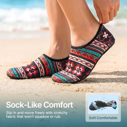 Water Shoes for Women Men Quick (11.5-12.5 Women/10.5-11.5 Men / Classic Persian)