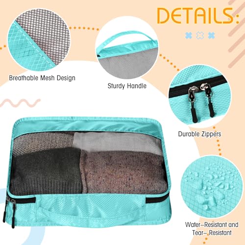 Packing Cubes for Suitcase Large Organizer Bags (Pastel / Mixed)