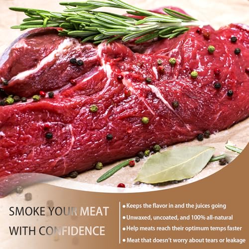12” x 80’ Brown Butcher Paper Roll for Smoking Meat (Brown / 12 inches x 80 feet)