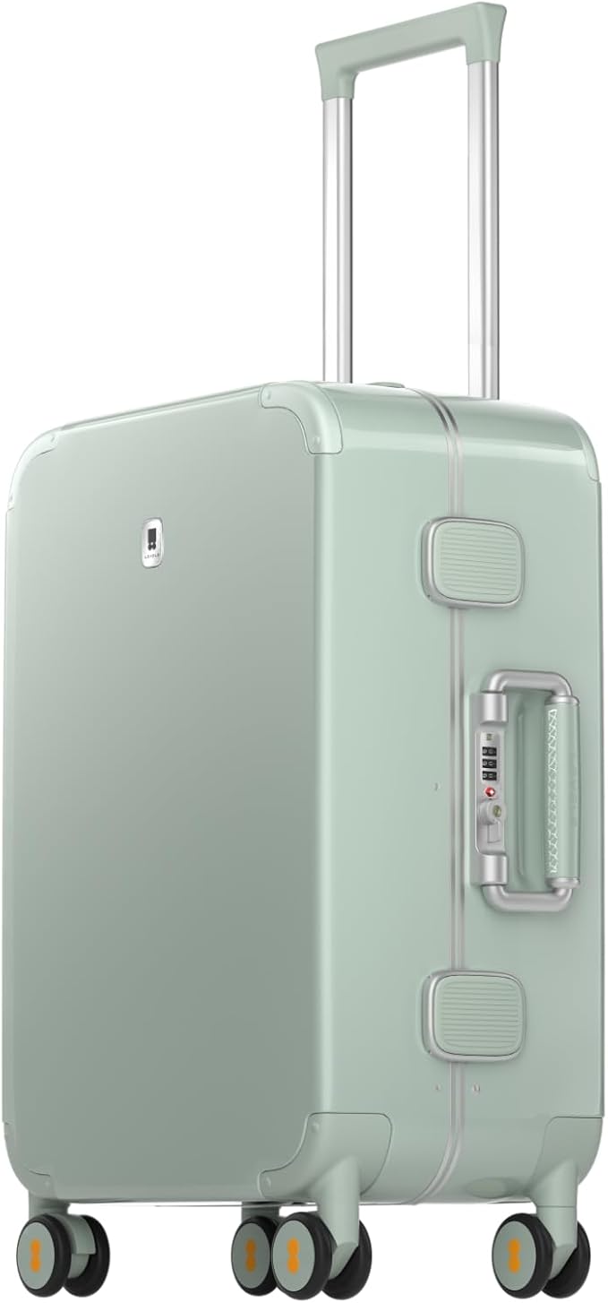 LEVEL8 Zipperless Carry On Luggage Airline Approved by LEVEL8