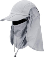 Foldable Sun Cap, Fishing Hats, UPF 50+ Protection Caps by Cristgee