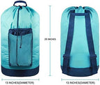 Dalykate Laundry Backpack with Shoulder Straps and Mesh Pocket Durable Nylon - Image 2