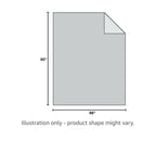 Fleece Blanket Twin 66"x90" (Navy Blue / Twin(66" X 90"))