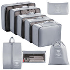 9 set Packing Cubes for Travel (gery 9 set)