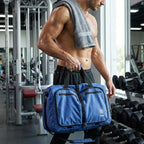 Travel Duffle Bag for Women & Men. Medium Duffel Bag for Traveling (40L / SnowDepBlue)