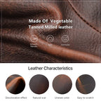 Electronic Organizer Case Tech Kit (Vintage Coffee -【Lychee Grain Leather】 / Electronic Storage Case - Sturdy Handmade)