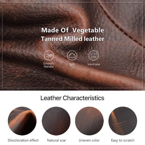 Electronic Organizer Case Tech Kit (Vintage Coffee -【Lychee Grain Leather】 / Electronic Storage Case - Sturdy Handmade)