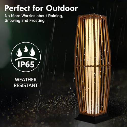 Solar Outdoor Floor Lamp Set of 2 (2 PCS Large / Taurus)