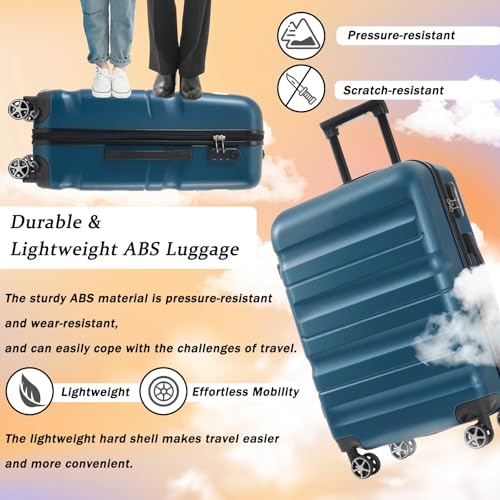 Luggage Set 13 Piece (Ink Blue / 13-piece Set)