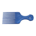 Blue Salon-Style Hair Pick and Barber Comb - Pick Comb for Curly Hair and Parting Care for Thick Quality Barber Supplies, Styling Tools and Appliances, Hair Combs