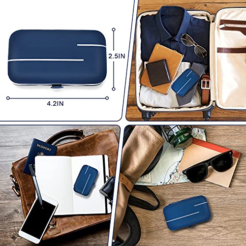 Travel Manicure Set Pedicure Kit Nail Clippers Set Grooming Kit (Blue)